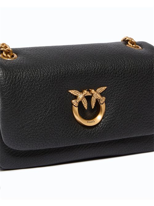 Borsa a tracolla Mini Love Bag Click Soft Horizontal in pelle fiore PINKO | 107038A3CX/Z99Q